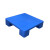 希万辉 平面高脚塑料垫仓库防潮四面拼接垫仓板塑料板 平板四脚（2个装） 500×500×120mm