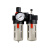 工耐德 气源处理器二联件油水分离器空气过滤器调压阀 单位：个 BC2000（塑芯） 