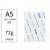 无尘打印纸A3A4A5实验室白蓝复印纸250张彩色净化打印纸 A5白色72g_250张/包