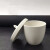 安达通 陶瓷坩埚 实验坩埚带盖瓷坩埚耐高温 5个25ml