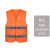 安全马甲反光定制印logo驾驶员交通服冬季大码志愿者网眼衣服背心 橘色(魔术贴款)-G43 XL