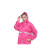 星工（XINGGONG）分体雨衣套装 成人雨衣加厚雨衣雨裤 4XL码玫红色涤丝防WF040