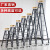 梯子加厚铝合金人字梯家用梯伸缩梯升降直梯楼梯多功能工程梯凳 红色升级加固款2.0米 上