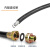 HKNABNG防爆挠性软管橡胶穿线管4分6分1寸监控箱金属连接管长度可定制 4分DN15*500