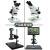 显微镜LED环形灯高亮度显微镜光源体视显微镜专用辅助灯光源 黑色