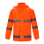苏识 FX003户外交通执勤反光雨衣裤套装 分体双层加厚骑行防水（165-190）橘色