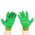 登升劳保手套 浸胶压纹乳胶手套 涂胶涂掌防滑耐磨工地工作干活防护手套得劲#129绿色 12副/均码