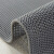 爱柯部落 5mm镂空疏水防滑地垫/卫生间通道防滑垫  卷材 任意尺寸可定制 灰色 （每平方分米）定制