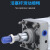 铸固 JSI标准气缸 气动大推力铝合金防尘密封不易漏气硬质氧化缸体气泵用泵缸 JSI63X100S 