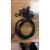 钢丝绳包塑 黑色舞台灯 音响安全绳 保险绳威也绳 灯饰吊绳 钢丝 黑色30mmX05米