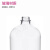久龙玺 玻璃样品瓶 透明试剂瓶磨砂口玻璃化学瓶 透明250ml
