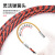 盛富永 电工穿线器 圆头电线线管光纤引线器 三股双色5米(塑钢)+束线器2个