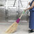 定制适用于环卫工人专用大扫把扫院子水泥路老式扫帚户外庭院铁扫 1.5米长宽25公分