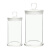 佑工信 实验室样品标本瓶玻璃展示瓶磨砂口加厚密封瓶 单位：个 45*120(约150ml） 