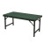 战武神 野战折叠桌 野战餐桌便携式多功能折叠桌 钢制1.2*0.6m 军绿色