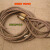 钢丝绳成套吊索具油性起重吊索具压制钢丝绳吊具20MM*1米8米 20mm*3米