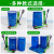 上海列博（LIEBO）工厂油桶搬运车350千克200L升铁桶塑料桶手动液压油桶装卸叉车 载重350kg升高25cm（铁塑桶通用款手动压 ）