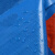 苏识 ST034 蓝桔160克加厚防雨布防水防晒遮阳棚布苫布盖布彩条布PE塑料篷布 10米*20米 蓝色/橘红色