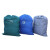 海斯迪克 HK-5106 布草袋 帆布超大容量打包袋 酒店床单打包布袋 水洗耐磨涤卡束口袋 墨绿色1×1.4米