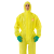 微护佳安思尔防毒衣防护服实验室连体防化服耐酸碱3000 黄色 XL
