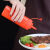 谋福（CNMF）挤酱瓶 沙拉番茄酱挤压式 尖嘴细口调料存储瓶 白色-400ML（5个装）