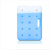鸣固 蓝冰冰盒 降温应急循环使用冷藏降温保鲜冰晶盒 250ml（145*95*20）