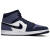 耐克（NIKE）Air Jordan 1 Mid AJ1桑德紫黑紫脚趾男子中帮休闲板鞋554724-445 40