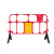 星期十 1600（红）塑料7.5-8公斤 塑料铁马胶马护栏警示安全隔离栏道路交通防护市政施工地移动围栏定制