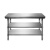 双层三层不锈钢工作台操作台桌子长方形案台案板厨房专用商用台面 新升级加厚款180x80x80两层