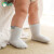 亲芽婴儿袜子夏季薄款宝宝袜网眼透气袜0-3岁新生幼儿童中筒袜 米老鼠4双装 XS码 0-6个月（适合脚长9厘米以内）