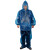 昂来瑞特 一次性耐油防水工作服 分体 均码 塑料 蓝色 WHNYFS-0010