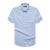 韦路堡（VLOBO word）VY2201002 夏季衬衫工作服男士短袖衬衫短袖衬衫工作服(定制) g 蓝色 4XL 
