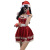 圣诞装情趣战衣节服装表演新年派对服性感兔女郎cos女装御姐抹胸 S1红色 M