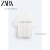 ZARA24新品 男装 白色拼接印花圆领休闲短袖T恤 3992463 251 磨白色 S (175/92A)