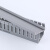 PUEKA 绝缘线槽PVC阻燃灰色走线槽 明装配电箱控制柜走齿形开口塑料线槽 高20*宽20/200米2米一根含盖子