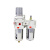 惠利得 气源处理器AC4010-04/06气源组合二联件过滤调压器 AC4010-06D(G3/4)自动排水 