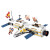 益尔乐【新年礼物】航天系列飞机阿波罗火箭土星五号模型神舟十号发射台 航天飞船594颗粒