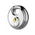 苏识 STC70 不锈钢圆饼锁挂锁 （计价单位：个） 银色