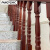 FANCYCHIC实木楼梯实木扶手护栏家用自装烤漆成品围栏栏杆中式仿古时尚新款 栗子色 小柱