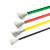 特软细硅胶线纯铜芯电子电源电线航模汽电动车锂电池板耐高温飞线 30AWG(0.05平方) 黄色 (1米)
