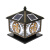 集客家 柱头灯LED 户外庭院别墅大门柱子围墙中国福太阳能柱头灯  太阳能 古铜色40CM  单位：个