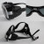 牛皮面罩电焊工强光眼镜透明黑色玻璃护目镜耐磨 10副灰色+1面罩+1绳