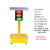 适配红绿灯交号灯 可升降移动信号灯 学校十字路口临时红绿 单面200-3-30型固定款