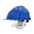 格林维迩（GREENWILL） 带护目镜安全帽  NCSL  蓝色