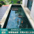 仁聚益鱼池大花绿马赛克瓷砖专用庭院泳池墨绿色贴砖天然石材大理石水池 密拼鱼池边带 一米