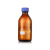 笛柏 螺口蓝盖试剂瓶 棕色试剂瓶 透明试剂瓶 广口试剂瓶 方形锥形试剂瓶  棕色 500ml-2只装 