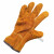 牛皮电焊手套左手单只电焊工专用黄牛皮隔热耐磨防烫劳保防护手套 牛皮手套4只（左手）