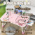 睿思峻博床上边房间便携式迷你型摆在床上书桌粉色的小桌子 粉色毛绒熊+储物抽屉 #73