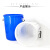 工孚 大号加厚塑料圆桶圆形收纳桶 大容量水桶 60L白色无盖 一个价