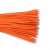 丢石头 24/30#电子连接线 OK线飞线PCB跳线面包板线 双头镀锡铜芯连接线长导线 100条/件 橙色 24AWG,10CM
